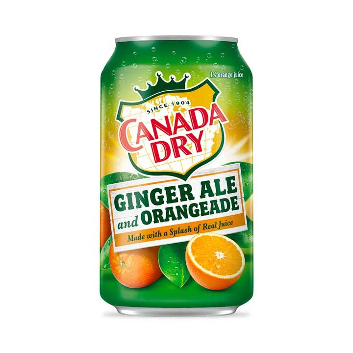 Canada Dry Ginger Ale and Orangeade 355 mL