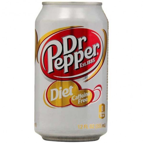 Dr Pepper Diet Caffeine Free 355 mL