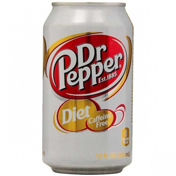 Dr Pepper Diet Caffeine Free 355 mL