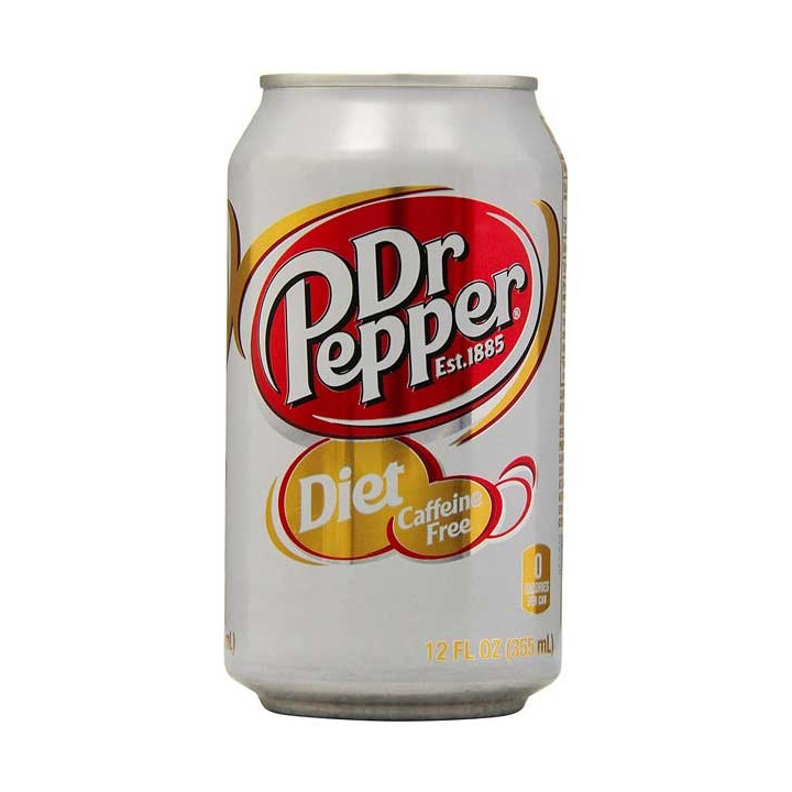Dr Pepper Diet Caffeine Free 355 mL