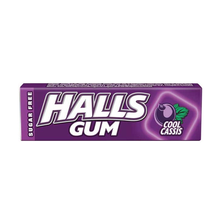 Halls Gum Cool Cassis 14 g