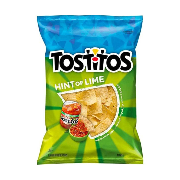Tostitos Hint of Lime Flavored Tortilla Chips 283 g