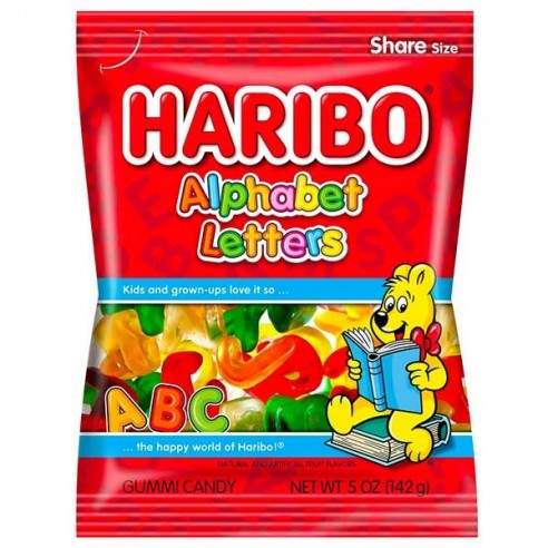 Haribo Alphabet Letters Share Size 142 g