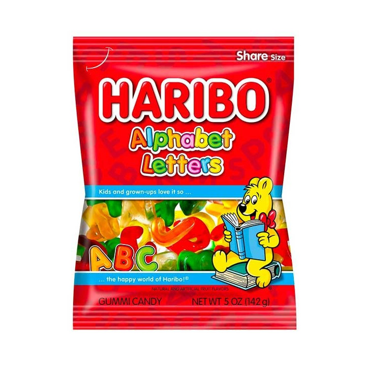 Haribo Alphabet Letters Share Size 142 g