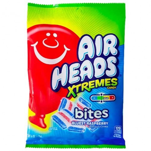 Airheads Xtremes Bluest Raspberry Bites 170 g