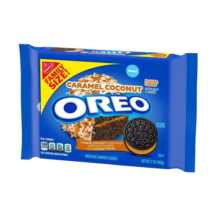 OREO Caramel Coconut Family Size 482 g