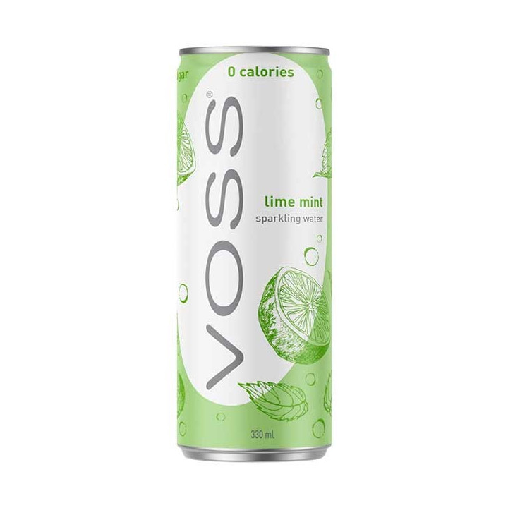 Voss Lime Mint Sparkling Water 330 mL