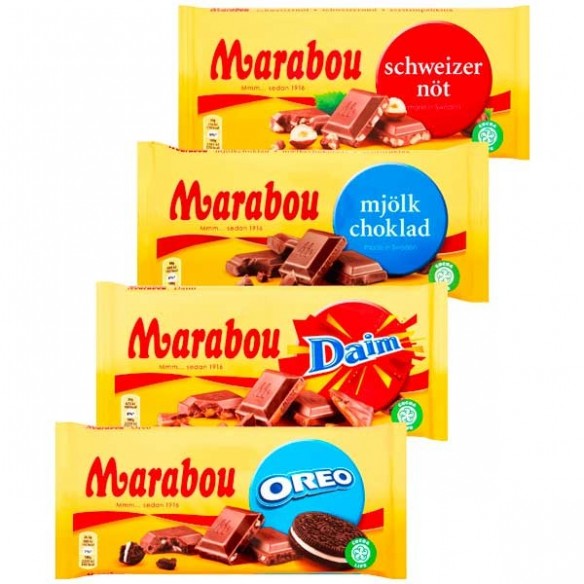 Marabou Chokoladeplade 185 - 200 g