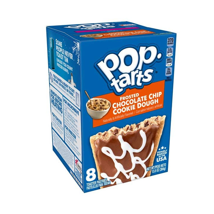 Pop Tarts Chocolate Chip Cookie Dough 384 g