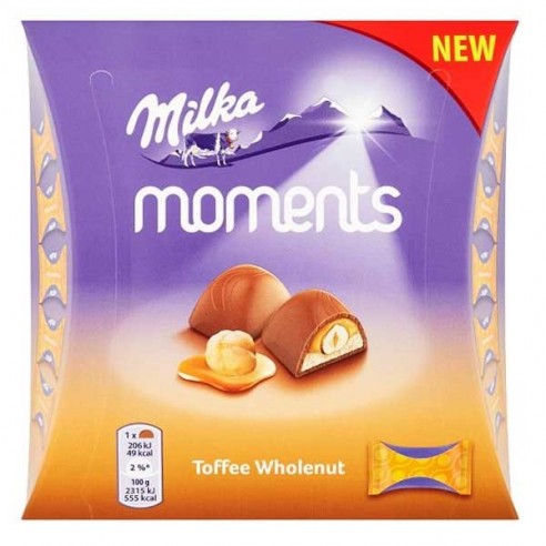 Milka Moments Toffee Wholenut 97 g