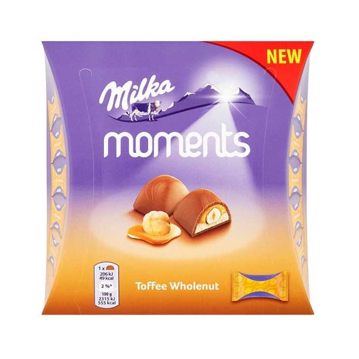 Milka Moments Toffee Wholenut 97 g
