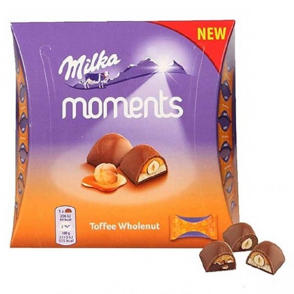 Milka Moments Toffee Wholenut 97 g