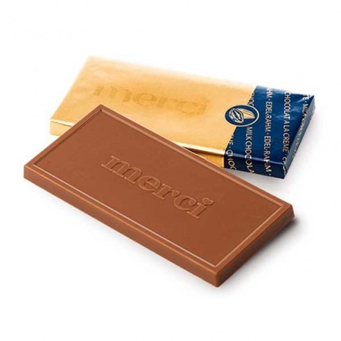 Merci Coffee & Cream Chocolate Block 4 Bars - 100 g
