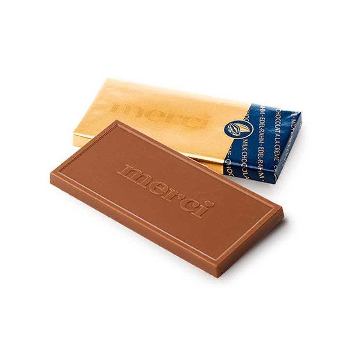 Merci Coffee & Cream Chocolate Block 4 Bars - 100 g