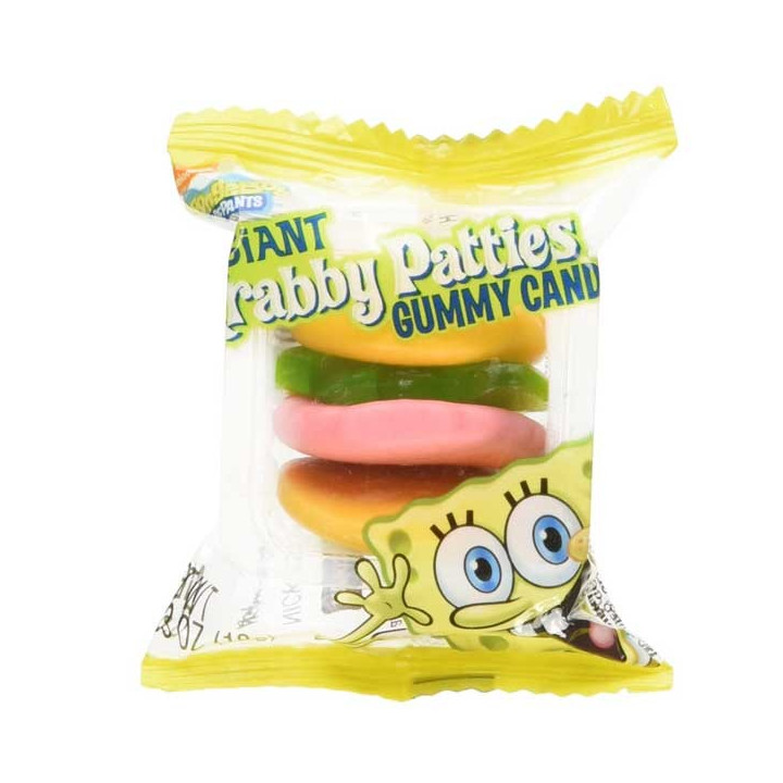 Spongebob Squarepants Gummy Krabby Candy 8 Pack - 72 g