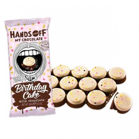 Hands Off My Chocolate Birthday Cake White & Milk Chocolate 100 g