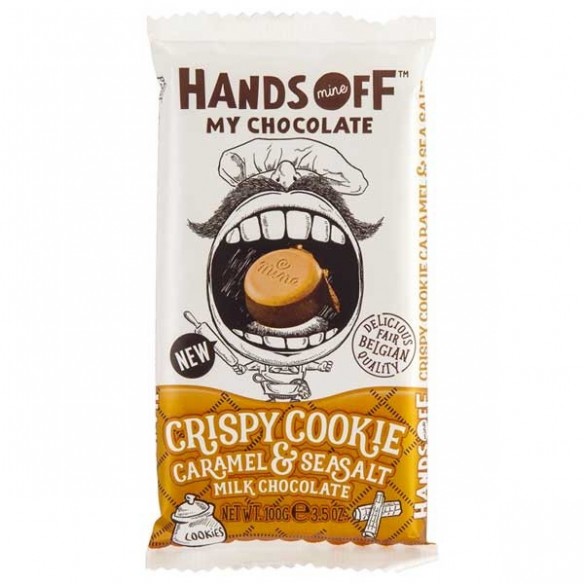 Hands Off My Chocolate Crispy Cookie Caramel & Sea Salt Milk 100 g
