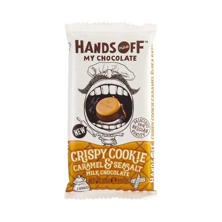 Hands Off My Chocolate Crispy Cookie Caramel & Sea Salt Milk 100 g