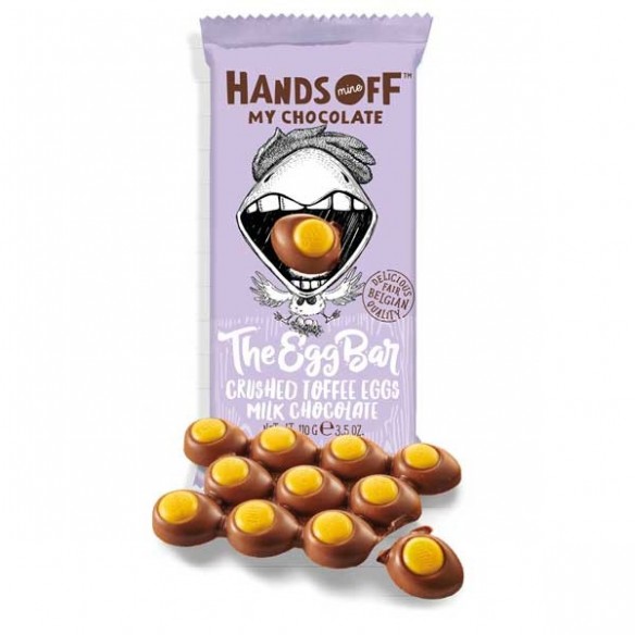 Hands Off My Chocolate The Egg Bar Crushed Toffee Eggs 110 g