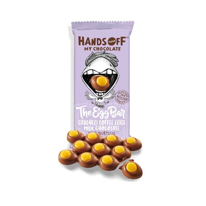 Hands Off My Chocolate The Egg Bar Crushed Toffee Eggs 110 g