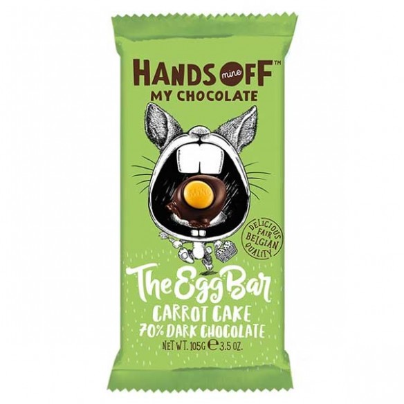 Hands Off My Chocolate The Egg Bar Carrot Cake 70% Dark Chocolate 105 g