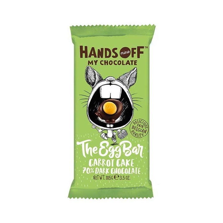 Hands Off My Chocolate The Egg Bar Carrot Cake 70% Dark Chocolate 105 g