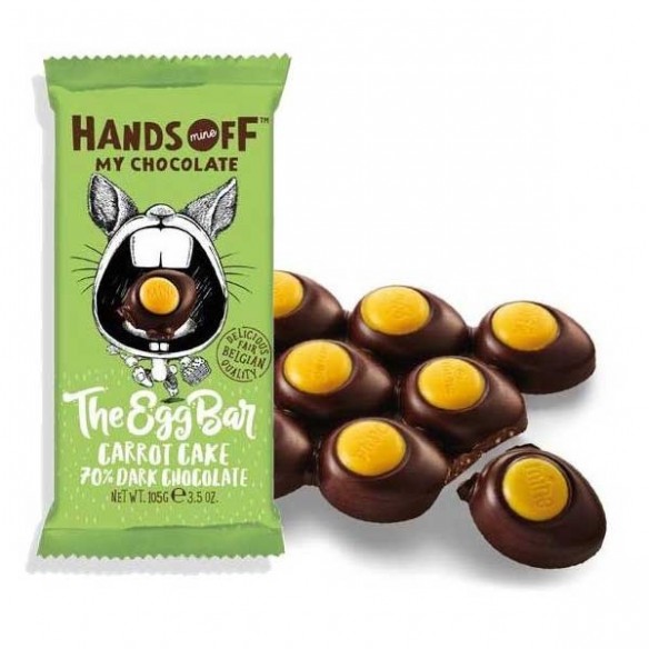 Hands Off My Chocolate The Egg Bar Carrot Cake 70% Dark Chocolate 105 g