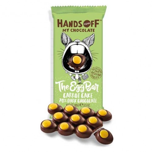 Hands Off My Chocolate The Egg Bar Carrot Cake 70% Dark Chocolate 105 g
