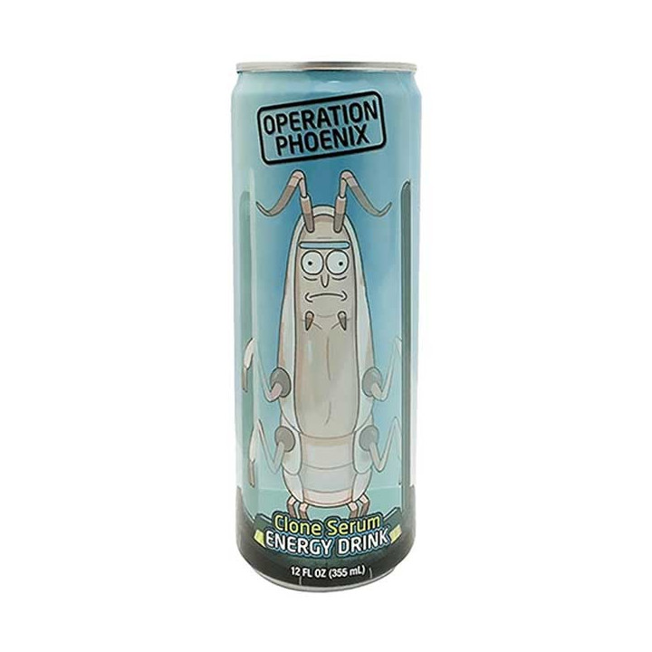 Rick & Morty Operation Phoenix Clone Serum Energy Drink 355 mL
