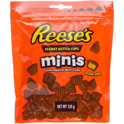 Reese's Minis Peanut Butter Cup Pouch 120 g