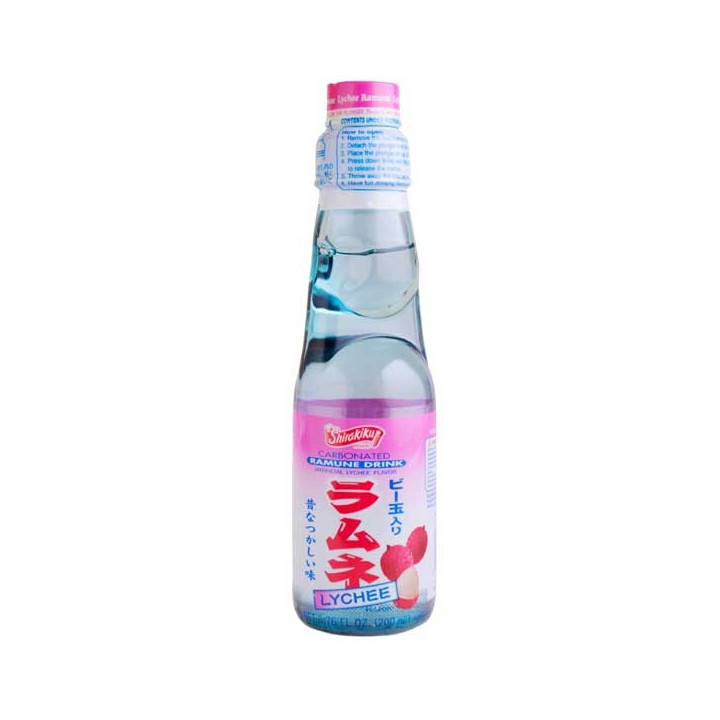 Hatakosen Lychee Ramune Soda