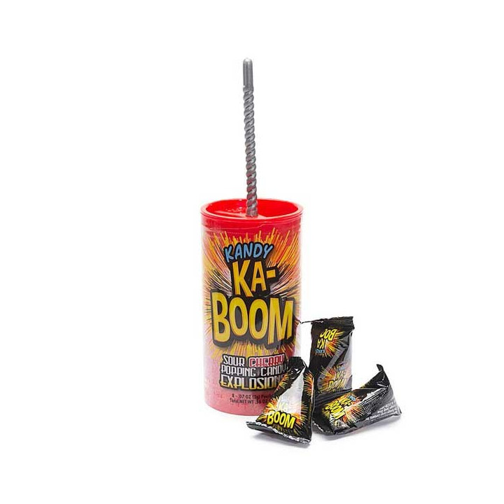 Kandy KA-BOOM Sour Cherry Popping Candy Explosions