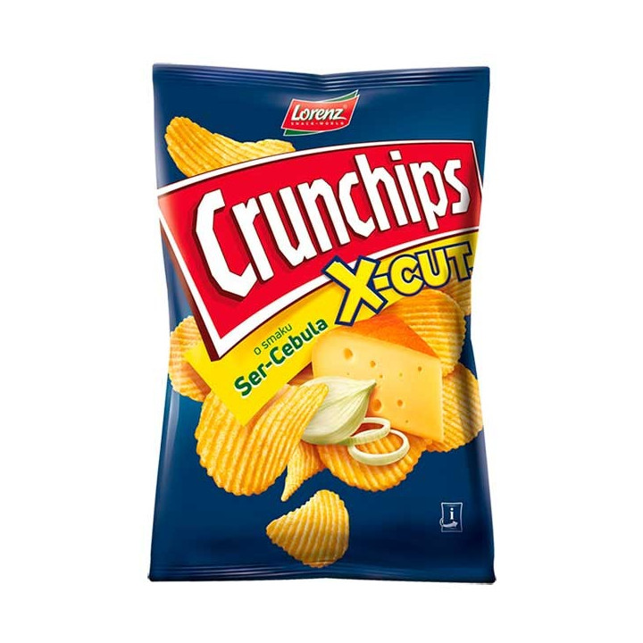 Crunchips X-Cut Cheese Ser-Cebula