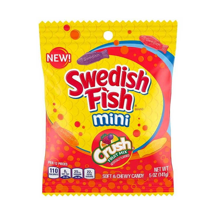 Swedish Fish Mini Crush Fruit Mix
