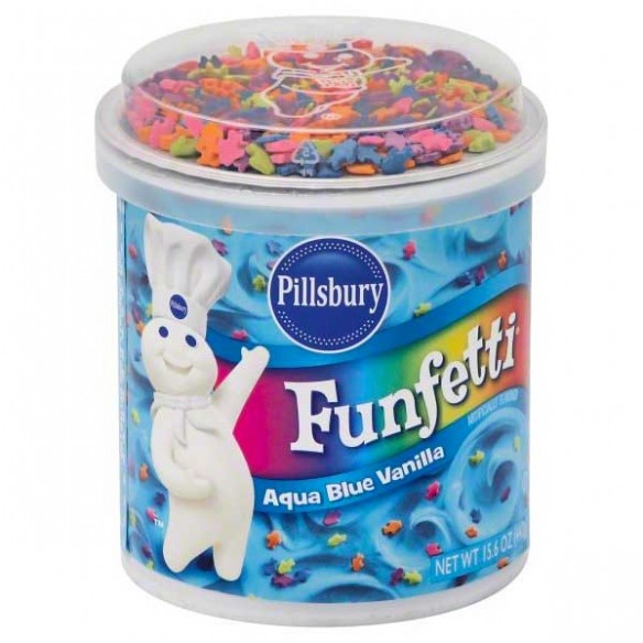 Pillsbury Funfetti Aqua Blue Vanilla Frosting
