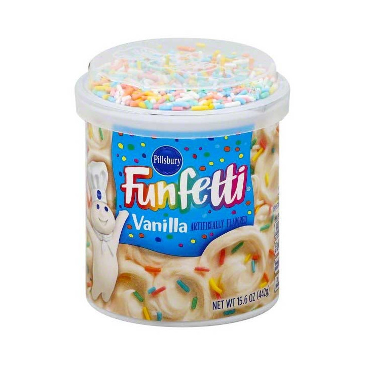 Pillsbury Funfetti Vanilla Frosting