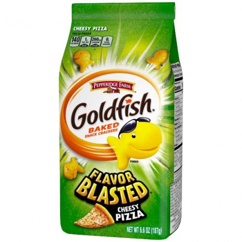 Goldfish Cheesy Pizza