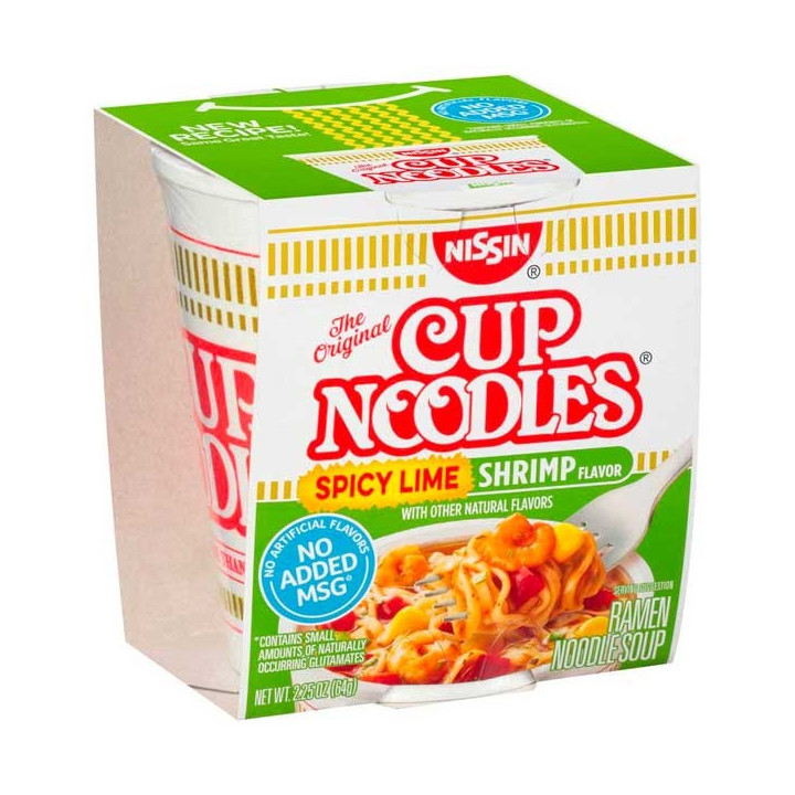 Nissin Cup Noodles Spicy Lime Shrimp