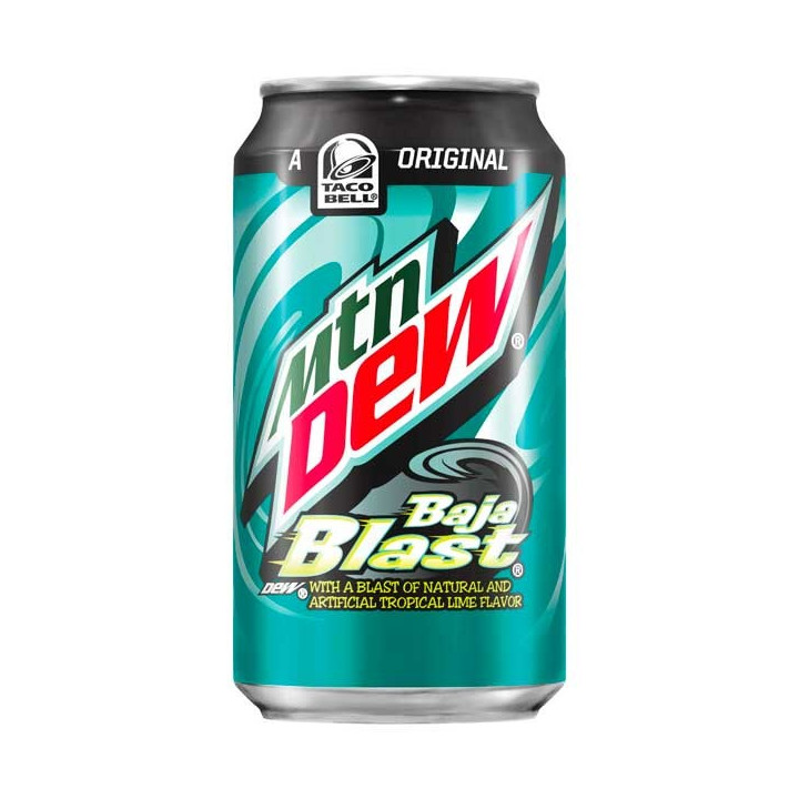 Mountain Dew Baja Blast Soda