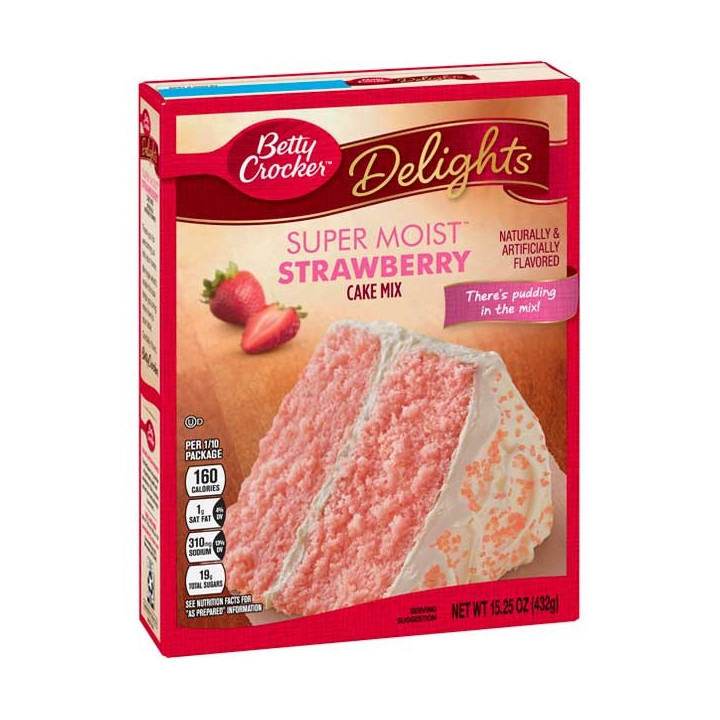 Betty Crocker Super Moist Strawberry Cake Mix