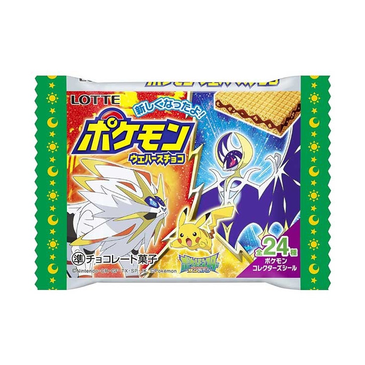 Lotte Pokemon Chocolate Wafer Biscuit