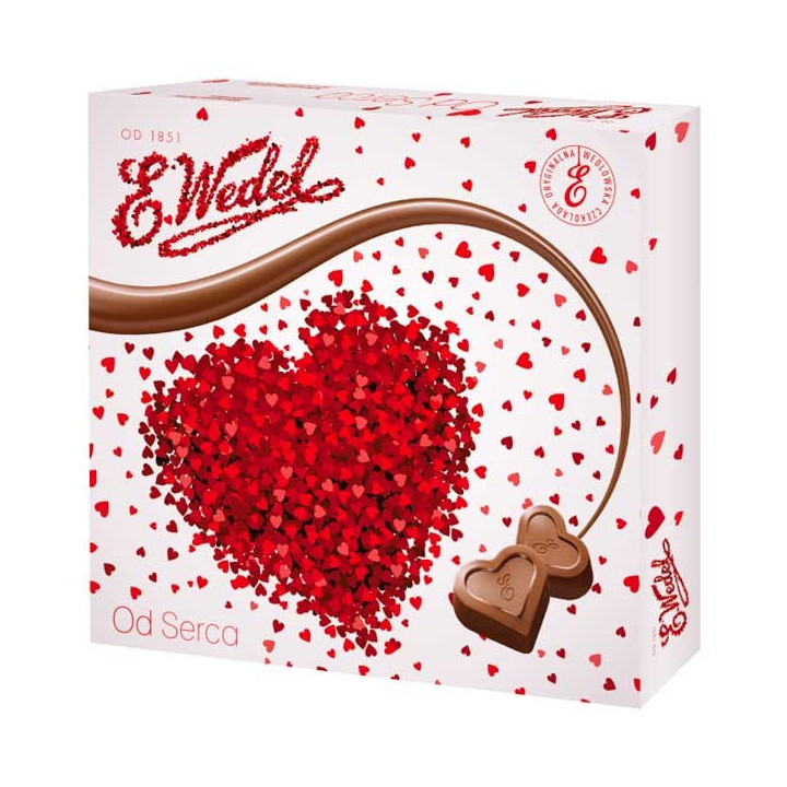 E.Wedel Heart Chocolate Box Od Serca