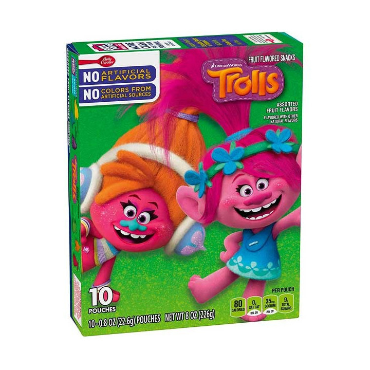 Betty Crocker Fruit Flavored Snacks Trolls