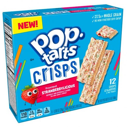 Pop Tarts Crisps Frosted Starwberrylicious