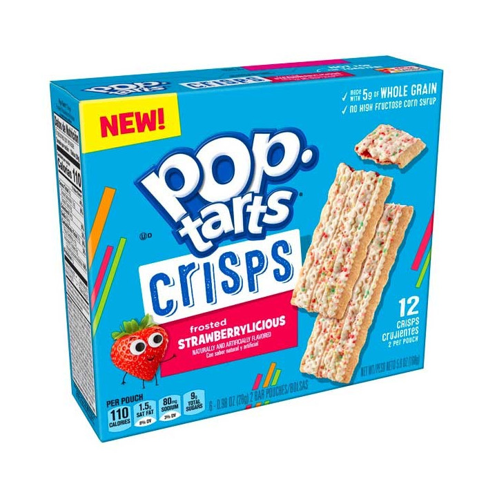 Pop Tarts Crisps Frosted Starwberrylicious
