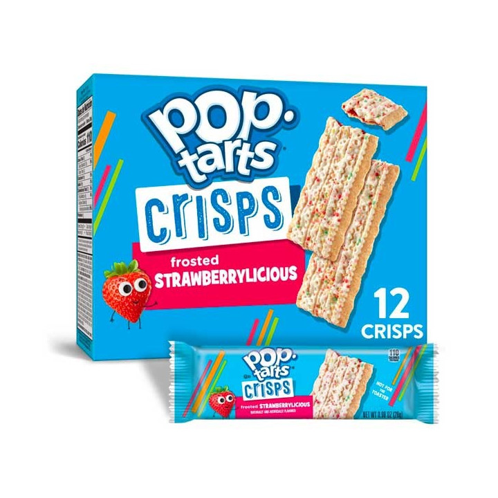 Pop Tarts Crisps Frosted Starwberrylicious