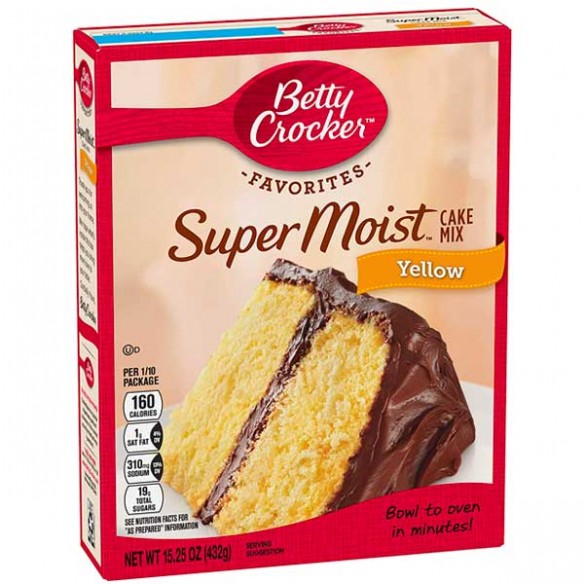 Betty Crocker Super Moist Yellow Cake Mix