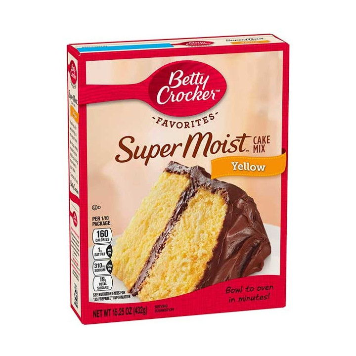 Betty Crocker Super Moist Yellow Cake Mix