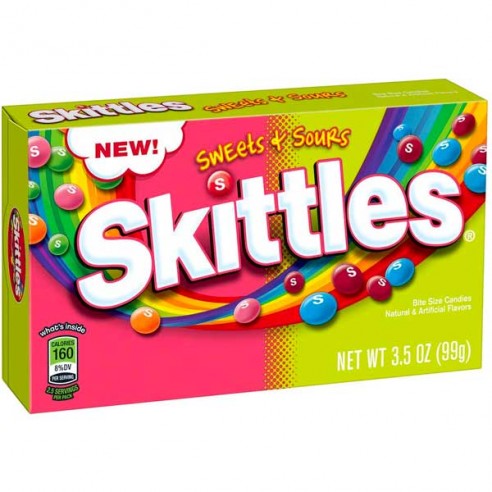 Skittles Sweets & Sours Theater Box