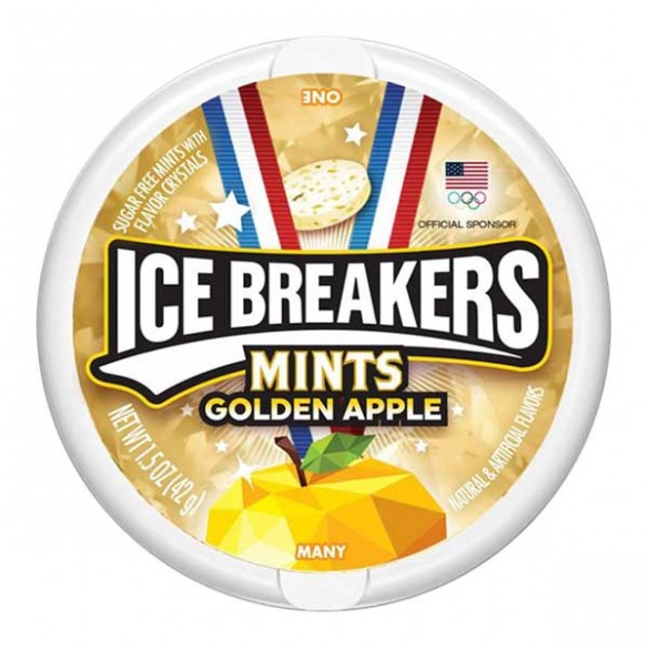 Ice Breaker Mints Golden Apple